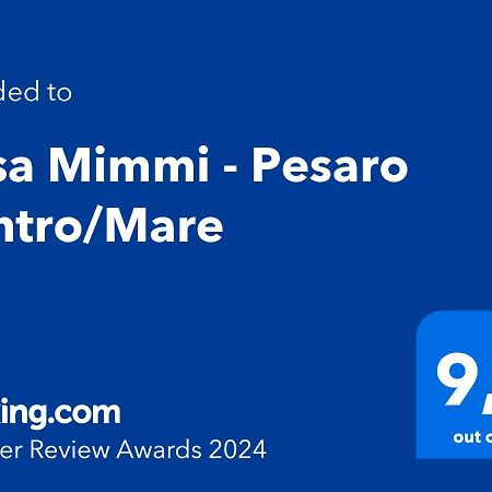 La Casa Di Erika - Pesaro Centro-Mare Apartman Kültér fotó